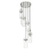 Z-Lite Fontaine 7 Light Round Pendant - Brushed Nickel