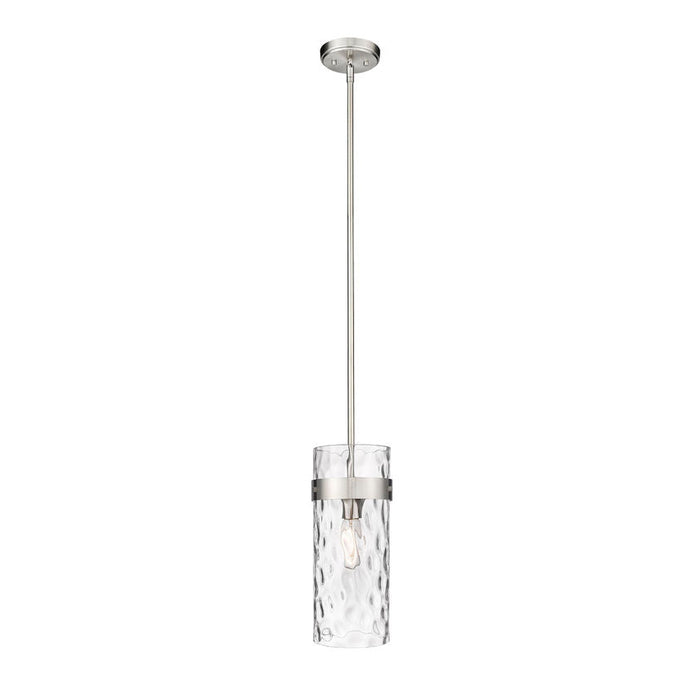 Z-Lite Fontaine Brushed Nickel 1 Light Pendant 3035P6-BN | theLightShop