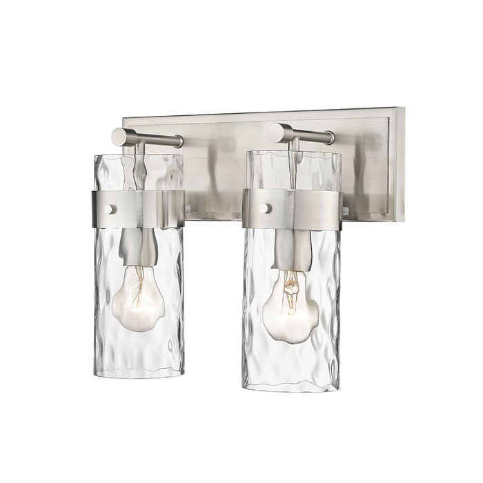 Z-Lite Fontaine Brushed Nickel 2 Light Vanity 3035-2V-BN | theLightShop