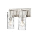 Z-Lite Fontaine Brushed Nickel 2 Light Vanity 3035-2V-BN | theLightShop