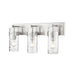 Z-Lite Fontaine Brushed Nickel 3 Light Vanity 3035-3V-BN | theLightShop