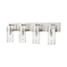 Z-Lite Fontaine Brushed Nickel 4 Light Vanity 3035-4V-BN | theLightShop