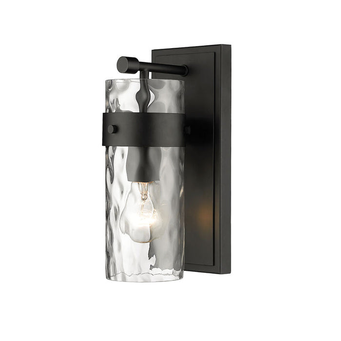 Z-Lite Fontaine Matte Black 1 Light Vanity 3035-1V-MB | theLightShop
