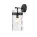 Z-Lite Fontaine Matte Black 1 Light Wall Sconce 3035-1SL-MB | theLightShop