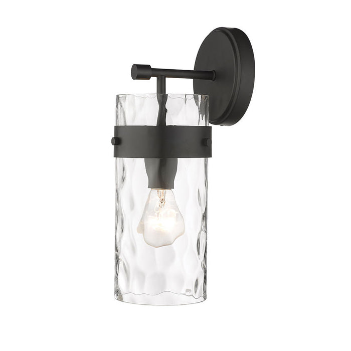 Z-Lite Fontaine Matte Black 1 Light Wall Sconce 3035-1SS-MB | theLightShop
