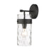 Z-Lite Fontaine Matte Black 1 Light Wall Sconce 3035-1SS-MB | theLightShop