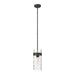 Z-Lite Fontaine Matte Black 3 Light Pendant 3035P9-MB | theLightShop
