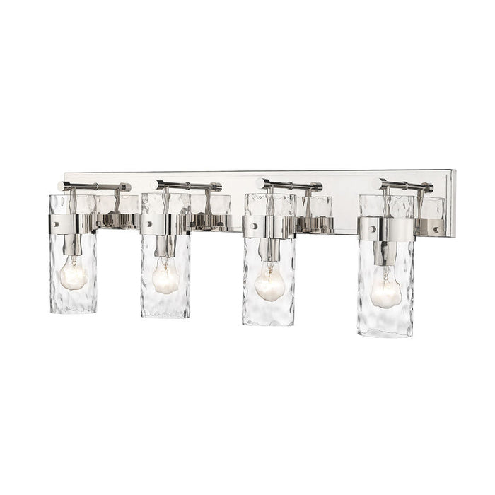 Z-Lite Fontaine Polished Nickel 4 Light Vanity 3035-4V-PN | theLightShop