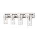 Z-Lite Fontaine Polished Nickel 4 Light Vanity 3035-4V-PN | theLightShop