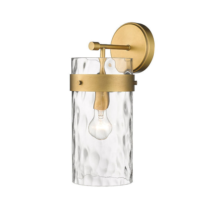 Z-Lite Fontaine Rubbed Brass 1 Light Wall Sconce 3035-1SL-RB | theLightShop