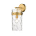 Z-Lite Fontaine Rubbed Brass 1 Light Wall Sconce 3035-1SL-RB | theLightShop