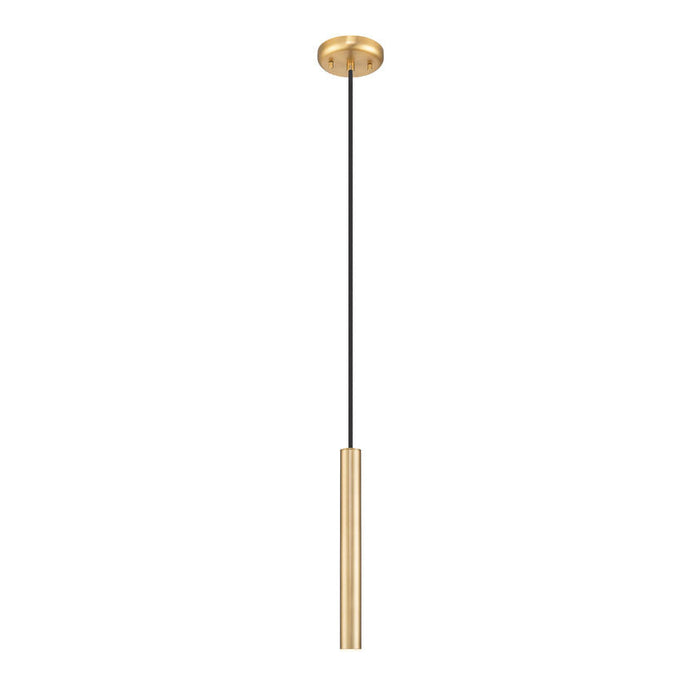 Z-Lite Forest 1 Light LED 12’’ Pendant - Modern Gold