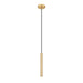 Z-Lite Forest 1 Light LED 12’’ Pendant - Modern Gold