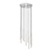 Z-Lite Forest 11 Light LED Round Pendant - Brushed Nickel - 24’’