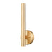 Z-Lite Forest 2 Light LED Wall Sconce - Modern Gold