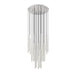 Z-Lite Forest 27 Light LED Round Pendant - Brushed Nickel - 24’’