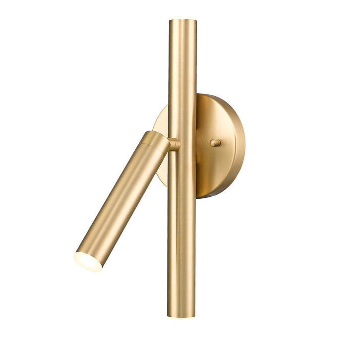 Z-Lite Forest 3 Light LED Wall Sconce - Modern Gold
