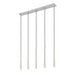 Z-Lite Forest 5 Light LED Linear Pendant - Brushed Nickel - 24’’