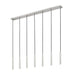Z-Lite Forest 7 Light LED Linear Pendant - Brushed Nickel - 12’’