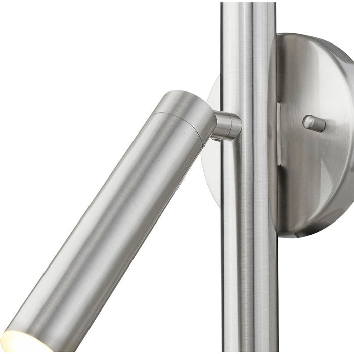 Z-Lite Forest Brushed Nickel LED 3 Light Wall Sconce 917-3S-BN-LED | theLightShop