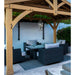 Z-Lite Gannon Outdoor Pendant Black 3 Light 5008CHB-BK | theLightShop