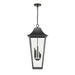 Z-Lite Gannon Outdoor Pendant Black 5 Light 5008CHXXL-BK | theLightShop