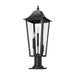 Z-Lite Gannon Outdoor Pier Mounted Fixture Black 3 Light 5008PHBR-533PM-BK | theLightShop