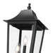 Z-Lite Gannon Outdoor Pier Mounted Fixture Black 3 Light 5008PHBR-533PM-BK | theLightShop