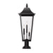 Z-Lite Gannon Outdoor Pier Mounted Fixture Black 3 Light 5008PHXLR-533PM-BK | theLightShop