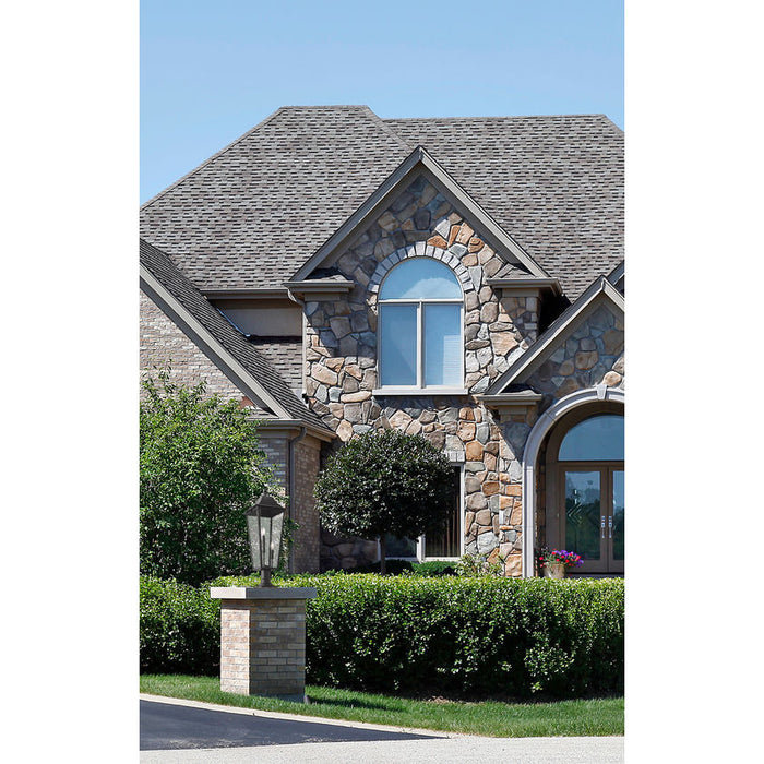 Z-Lite Gannon Outdoor Pier Mounted Fixture Black 3 Light 5008PHXLR-533PM-BK | theLightShop
