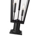 Z-Lite Gannon Outdoor Pier Mounted Fixture Black 3 Light 5008PHXLR-533PM-BK | theLightShop