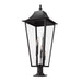 Z-Lite Gannon Outdoor Pier Mounted Fixture Black 5 Light 5008PHXXLR-533PM-BK | theLightShop