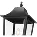 Z-Lite Gannon Outdoor Post Mount Fixture Black 3 Light 5008PHBR-BK | theLightShop
