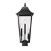 Z-Lite Gannon Outdoor Post Mount Fixture Black 3 Light 5008PHBS-BK | theLightShop