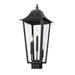 Z-Lite Gannon Outdoor Post Mount Fixture Black 3 Light 5008PHBS-BK | theLightShop