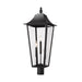 Z-Lite Gannon Outdoor Post Mount Fixture Black 3 Light 5008PHXLR-BK | theLightShop