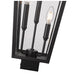 Z-Lite Gannon Outdoor Post Mount Fixture Black 3 Light 5008PHXLS-BK | theLightShop