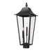 Z-Lite Gannon Outdoor Post Mount Fixture Black 3 Light 5008PHXLS-BK | theLightShop