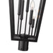 Z-Lite Gannon Outdoor Post Mount Fixture Black 5 Light 5008PHXXLR-BK | theLightShop