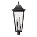 Z-Lite Gannon Outdoor Post Mount Fixture Black 5 Light 5008PHXXLR-BK | theLightShop