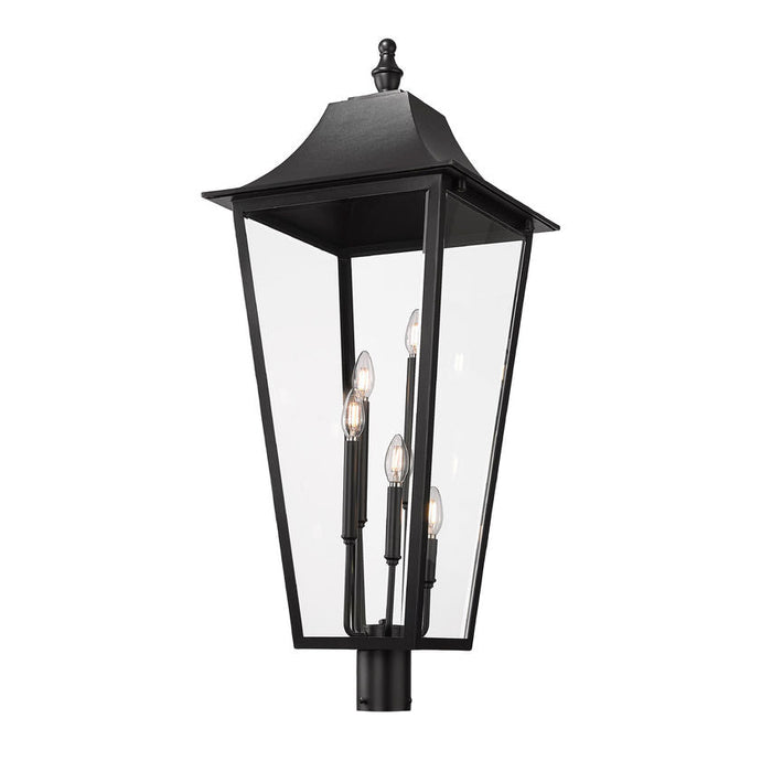 Z-Lite Gannon Outdoor Post Mount Fixture Black 5 Light 5008PHXXLR-BK | theLightShop