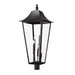 Z-Lite Gannon Outdoor Post Mount Fixture Black 5 Light 5008PHXXLR-BK | theLightShop