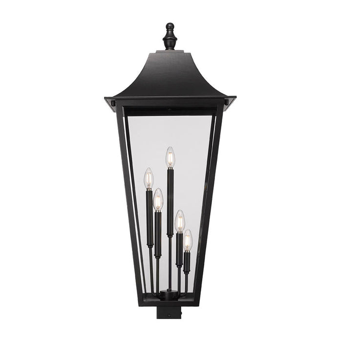 Z-Lite Gannon Outdoor Post Mount Fixture Black 5 Light 5008PHXXLS-BK | theLightShop