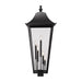 Z-Lite Gannon Outdoor Post Mount Fixture Black 5 Light 5008PHXXLS-BK | theLightShop