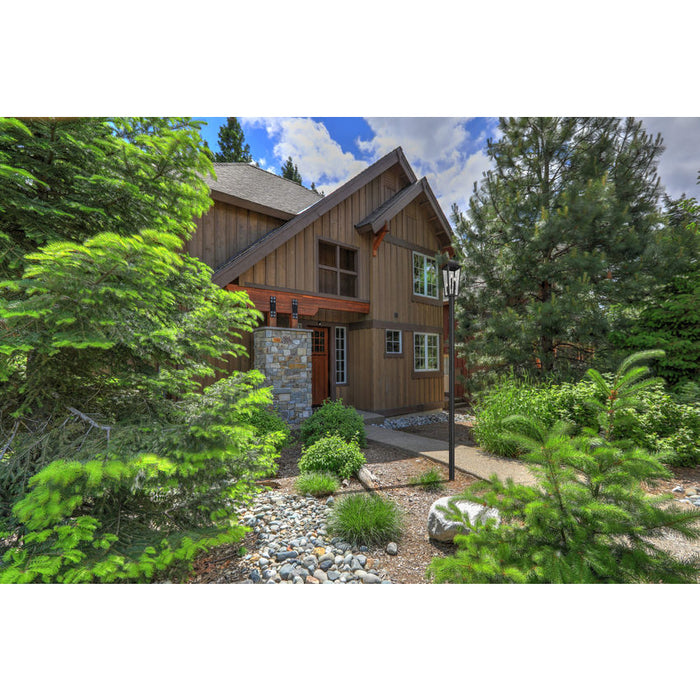 Z-Lite Gannon Outdoor Post Mounted Fixture Black 3 Light 5008PHBR-5009P120-BK | theLightShop