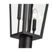 Z-Lite Gannon Outdoor Post Mounted Fixture Black 3 Light 5008PHBR-5009P96-BK | theLightShop