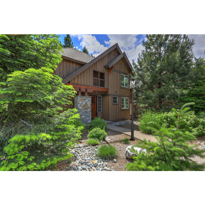 Z-Lite Gannon Outdoor Post Mounted Fixture Black 3 Light 5008PHBR-5010P-BK | theLightShop