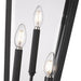 Z-Lite Gannon Outdoor Post Mounted Fixture Black 3 Light 5008PHBR-5012P-BK | theLightShop