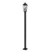 Z-Lite Gannon Outdoor Post Mounted Fixture Black 3 Light 5008PHBS-536P-BK | theLightShop