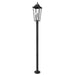 Z-Lite Gannon Outdoor Post Mounted Fixture Black 3 Light 5008PHXLR-5012P-BK | theLightShop